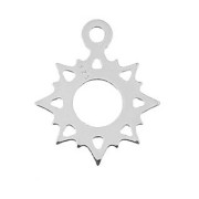 Dije sol calado15x12.5 mm de Plata 925 x1