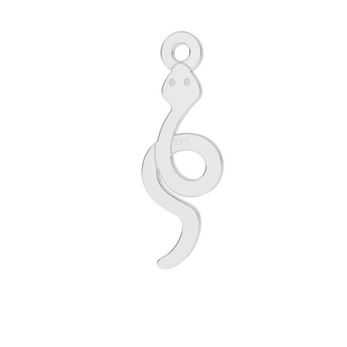 Dije serpiente 16x5.5 mm de Plata 925 x1