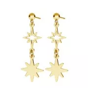 Colgante estrella del norte 16x14 mm - Plata 925 x1