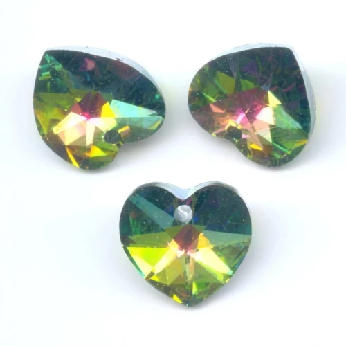Corazón PureCrystal 6228 18x17.5 mm Crystal Vitrail Medium x1