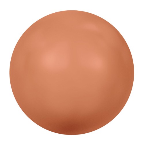 Cabuchón Nacarado PureCrystal 10 mm Crystal Coral Pearl x1