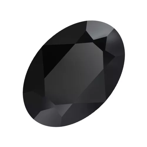 Cabuchón PureCrystal 4120 6x4 mm Jet x1