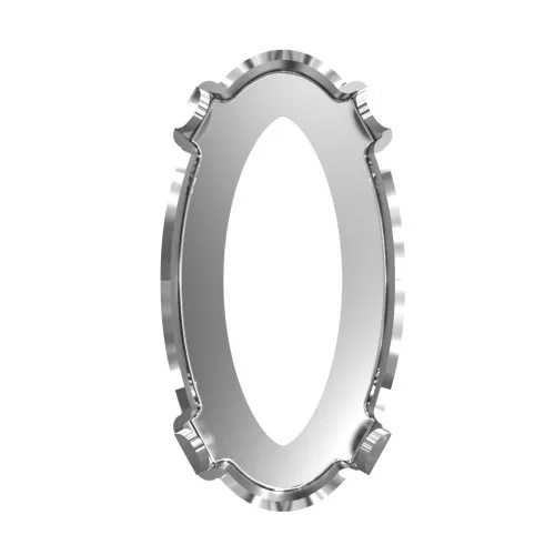 Engaste garras 4162 14x7.5 mm - Rodiado x1