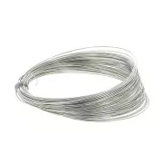 Hilo redondo de 0,50 mm de acero inoxidable 304 x 15 m