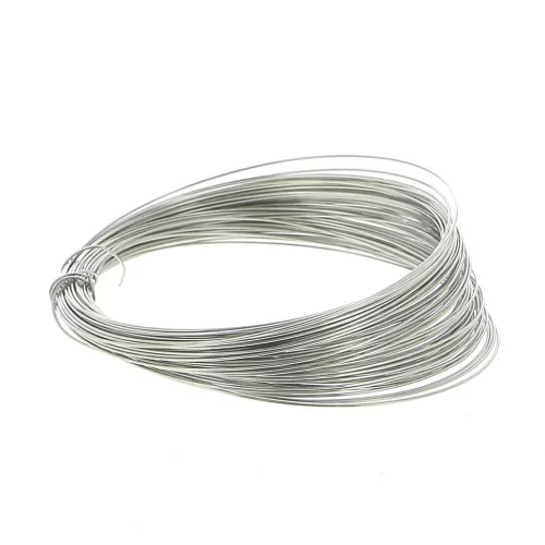 Hilo redondo de 0,50 mm de acero inoxidable 304 x 15 m