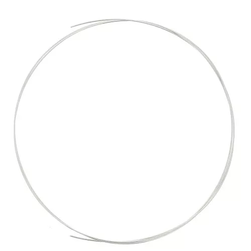 Hilo duro - batido en frío - de Plata 925 redondo 0.8 mm x 1m