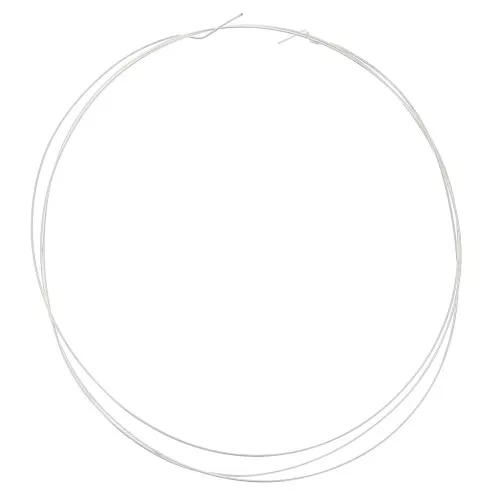 Hilo duro - batido en frío - de Plata 925 redondo 0.6 mm x 1m