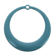 Colgantes redondo calado de resina epoxi 28 mm - Turquesa x4|raw }}