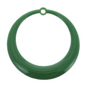 Colgantes redondo calado de resina epoxi 28 mm - Verde x4|raw }}