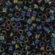 Miyuki Delica 10/0 DBM0089 - Blue Lined Light Topaz AB|raw }}