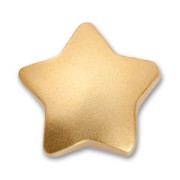 Cierre rosca estrella 11 mm dorado x1