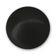 Perla redonda Polaris brillante 12 mm Jet  x1