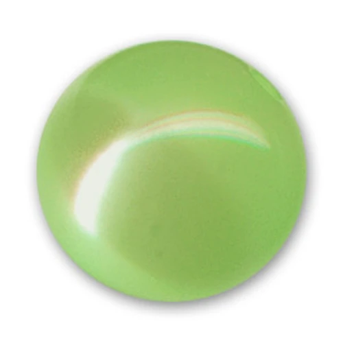 Perla redonda Polaris brillante 10 mm Peridot x1