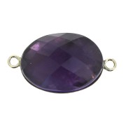 Entrepieza engaste ovalado para cabuchón fondo plano 18x13 mm - Gold Filled x1