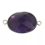 Entrepieza engaste ovalado para cabuchón fondo plano 18x13 mm - Gold Filled x1