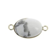 Entrepieza engaste ovalado para cabuchón fondo plano 14x10 mm - Gold Filled x1