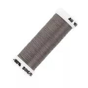 Hilo para bordar de seda ovalado para bordado tradicional Greige (3414) x30m