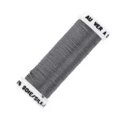 Hilo para bordar de seda ovalado para bordado tradicional Gris souris (3224) x30m