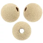 Perladas diamantadas 6 mm Gold filled x5