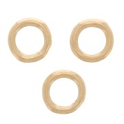 Anillas cerradas 4x0.7mm de Gold filled x10