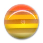 Redonda plana 20 mm rayado Amarillo x1