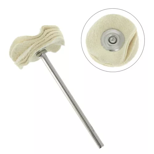 Cepillo pulidor circular de gamuza de cuero 22 mm x1