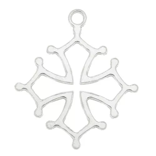 Cruz Occitano 16 mm de Plata 925 x1