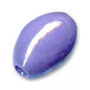 Oliva de cerámica 18x13 mm Tanzanite irisado