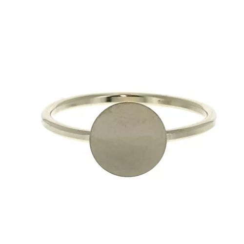 Anillo fino con bandeja para cabuchón 8 mm - Gold filled Talla 48 x1