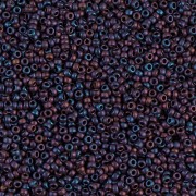 Rocalla Miyuki 15/0 2005 - Mat Metallic Dark Raspberry Iris x8g|raw }}