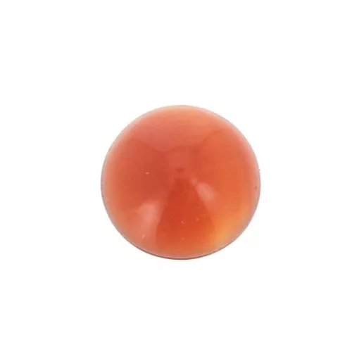 Cabuchón redondo 6 mm de piedra gema - Cornaline x1