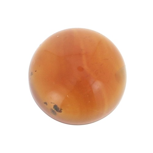 cabuchón redondo 10 mm de piedra gema - Cornaline x1