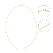 Gargantilla cadena eslabón pulsera 1.6 mm para entrepieza de Gold filled x43 cm