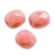 Facetadas 2 mm Opaque Pink x50