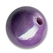 Perlas brillantes de cerámica 9 mm Cinnamon x5