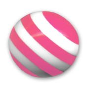 Redonda 14 mm rayada Pink/Blanco x1|raw }}