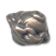 Cuenta metal adorno cadena 10x12 mm cobre antiguo x1|raw }}