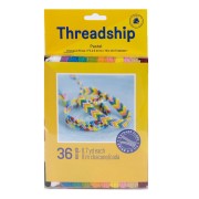 Surtido 36 paquetes de 6 hebras para pulsera brasileña & broderie - Pastel x1|raw }}
