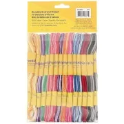 Surtido 36 paquetes de 6 hebras para pulsera brasileña & broderie - Ombrées x1