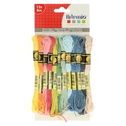 Surtido12 échevettes para pulsera brasileña & broderie - Pastel x1|raw }}