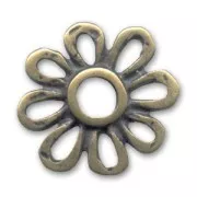 Separador flor 23 mm bronce x1