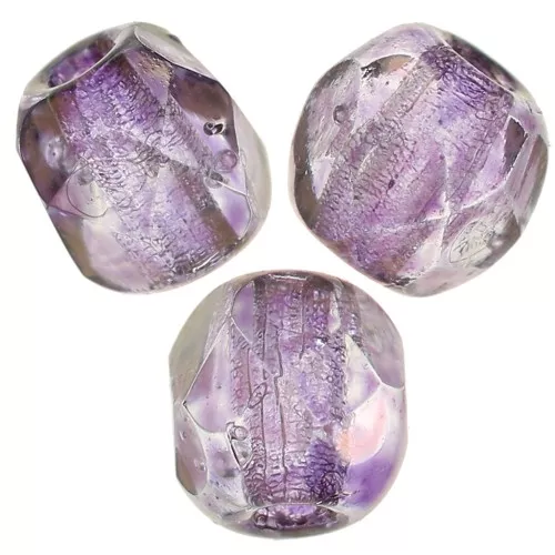 Facetadas 3 mm Crystal Lila Vega Luster x50