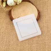 Molde de silicono cuadrado calado para hacer colgantes de resina 47x41 mm x1