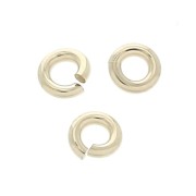 Anillas abiertas 3x0.76mm de Gold filled x100