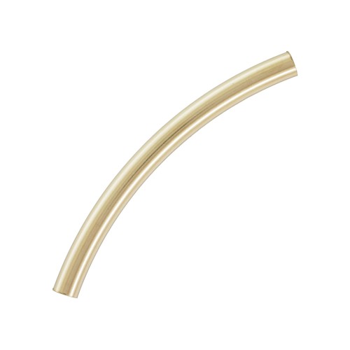 Tubo curvado 25x2 mm de Gold filled x50