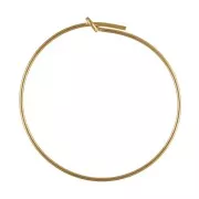 Criollas a decorar 30 mm x 0.7 mm de Gold filled x20