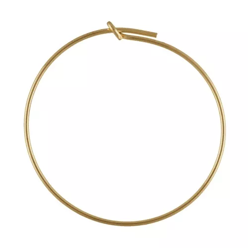 Criollas a decorar 30 mm x 0.7 mm de Gold filled x20