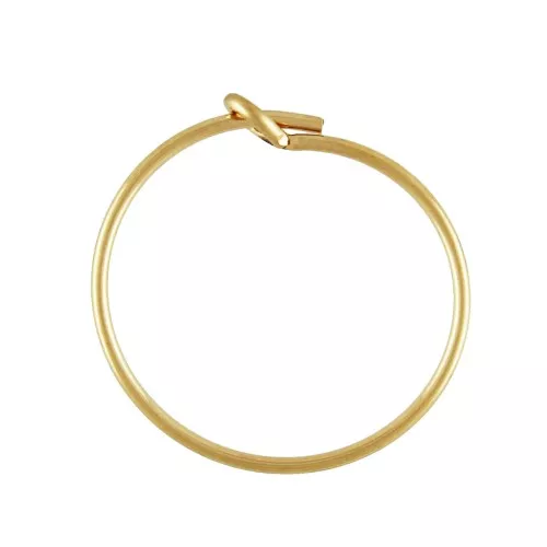 Aros para pendientes a decorar 15 mm x 0.7 mm de Gold filled x40