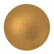 Cabuchón redondo de vidrio por Puca® 25 mm Golden Mat x1