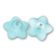 Flores 6x12 mm Light Turquoise Frosted x10|raw }}